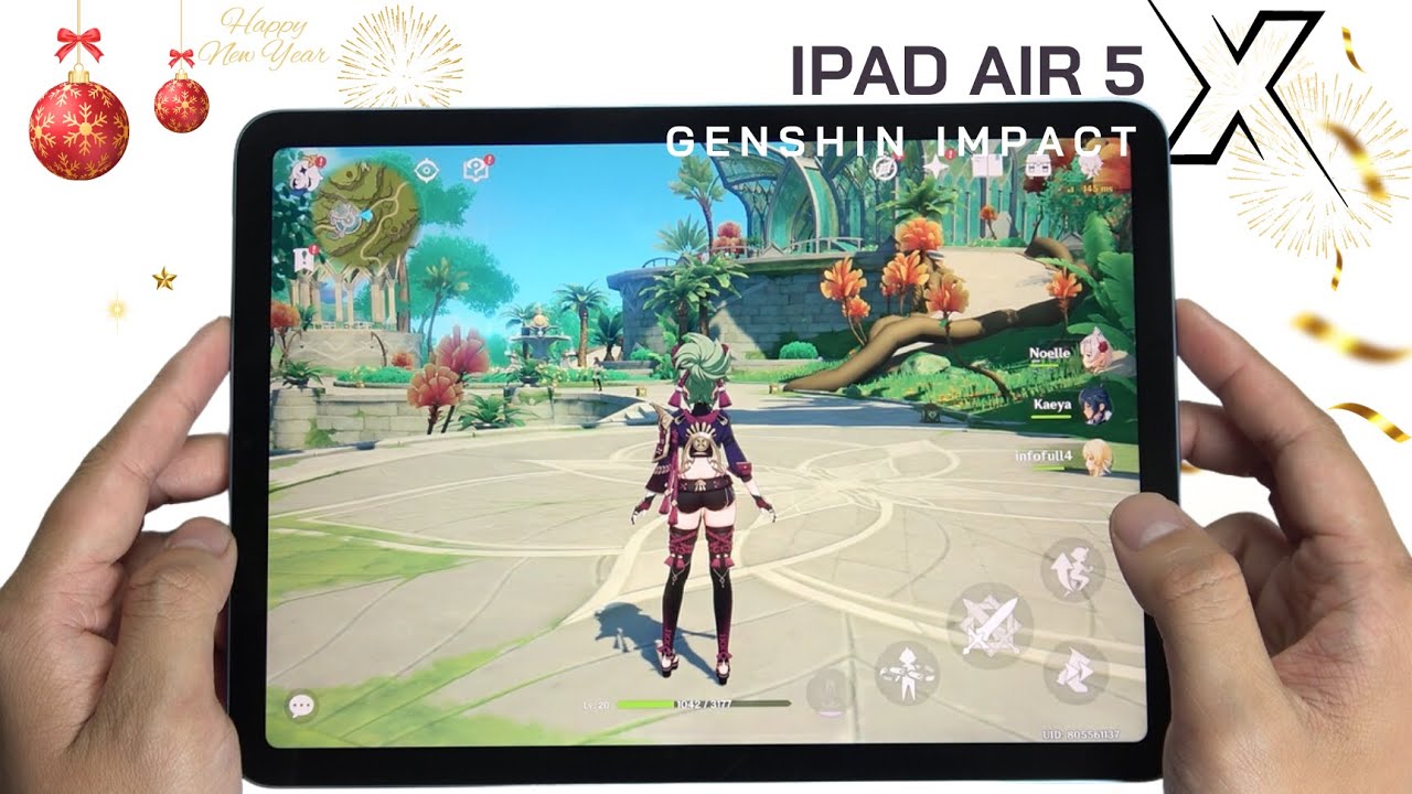 iPad Air 5 Genshin Impact Gaming test 2024 | Apple M1