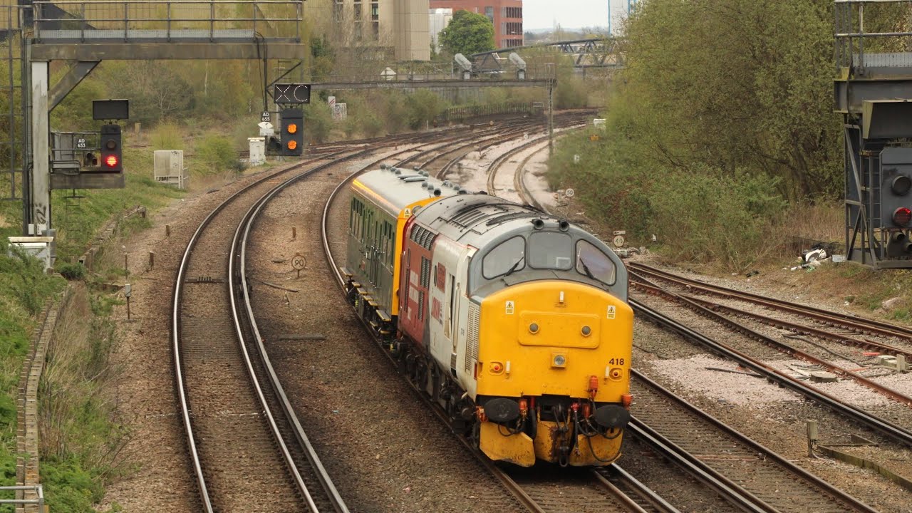 Loram rail 37418+975025 (Caroline) Seen at Chartleacon 09/04/25. (Read description)