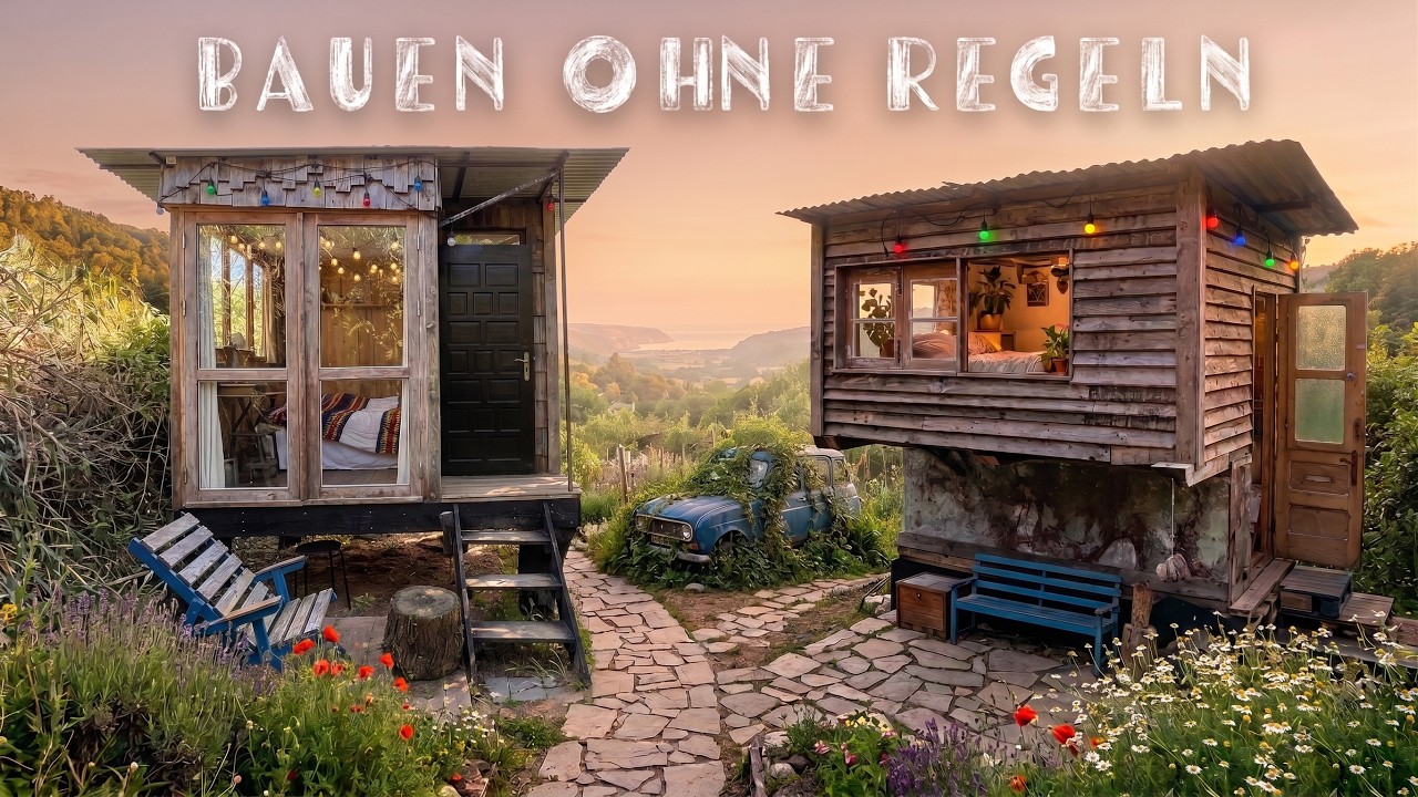 Ruinen & Tiny Houses: Das geheime Dorf aus Schrott