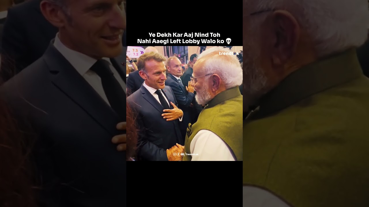 PM Modi & Macron&rsquo;s Warm Hug Captures the Strength of India-France Friendship 🤝❤️🇮🇳🇫🇷