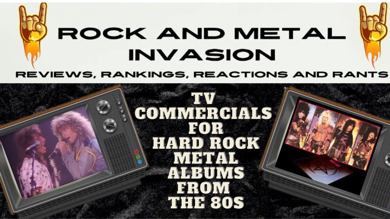 TV Commercials for Hard Rock Metal Albums from the 80s