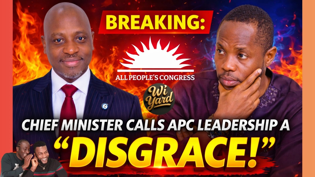 BREAKING: Chief Minister Calls APC Leadership a “Disgrace