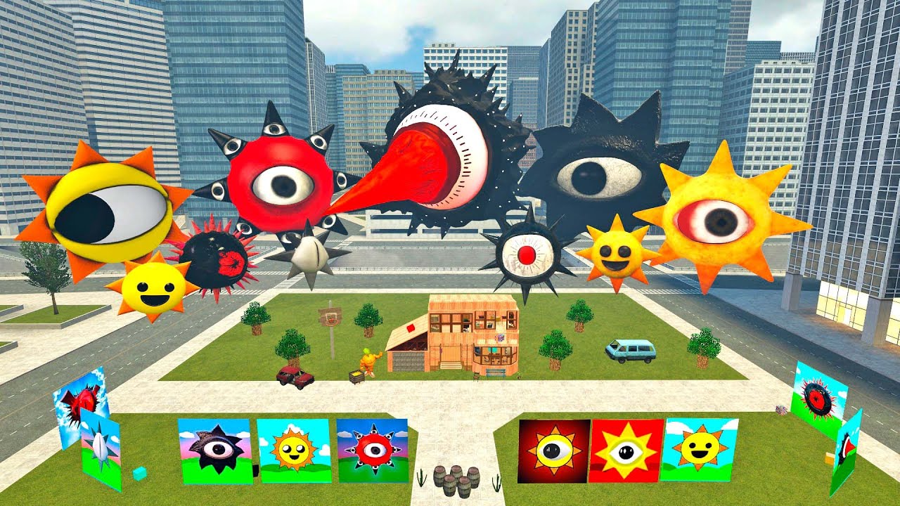 I found Sprunki Mr Sun original IncrediBOXes phases in Garry's mod!