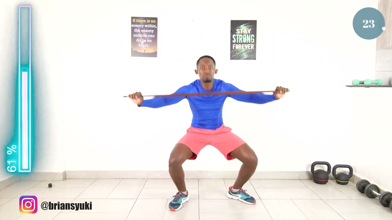 10 Min FULL BODY BROOMSTICK WORKOUT to Boost Energy