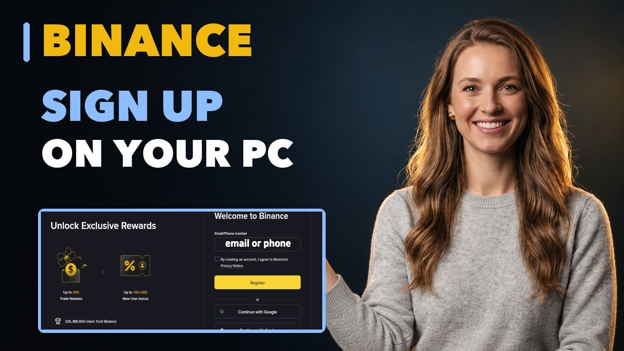 How to Create a Binance Account on PC 2026 | Sign Up, Referral Code, KYC and 2FA Step by Step