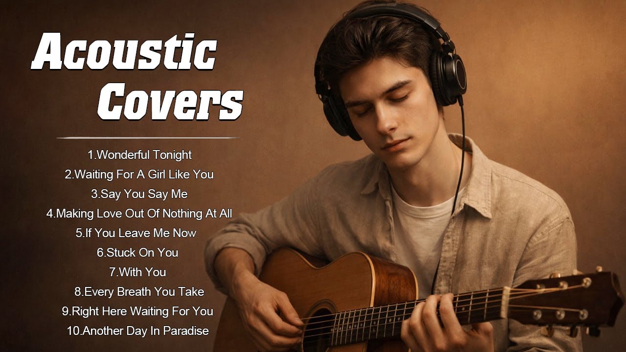 70s 80s 90s Acoustic Covers – Male Vocal | Wonderful Tonight, Hard to Say I’m Sorry & More