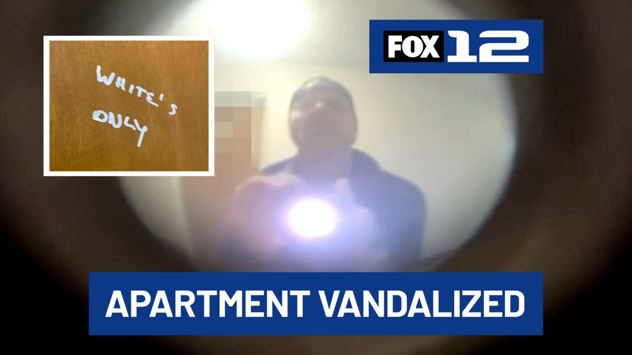 ‘White’s only’ message written on Portland couple’s apartment door