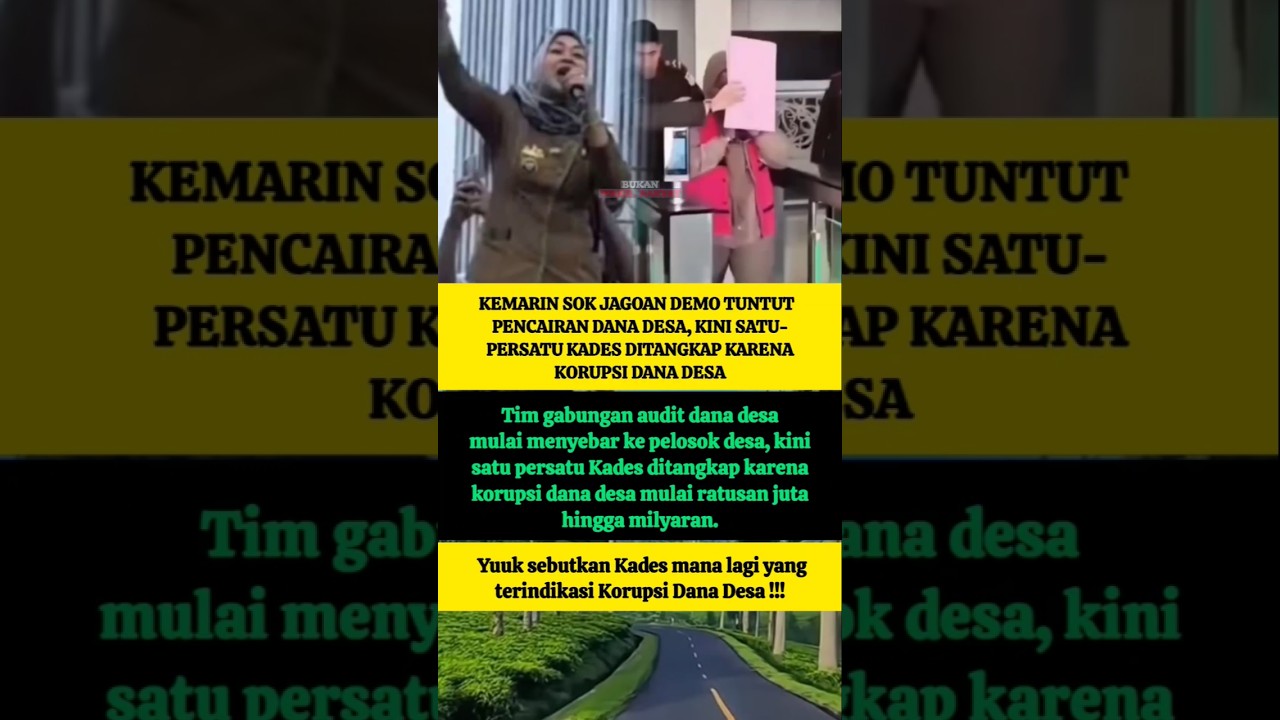 Penangkapan Kades Yang Korupsi Dana Desa #trending #beritaterkini #shortvideo