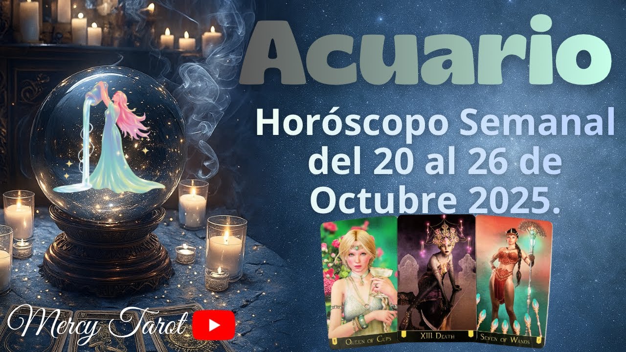♒️ Acuario 👉🏼 GRANDES COSAS VAN A PASAR A PARTIR DE ESTA SEMANA&hellip;! #Acuario #tarotacuario 