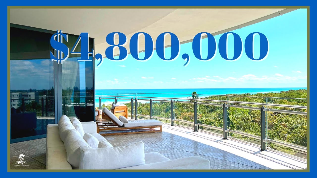 INSIDE a $4,800,000 WATERFRONT Miami Beach Condo with BREATHTAKING Ocean & 28-Acre Park Views!