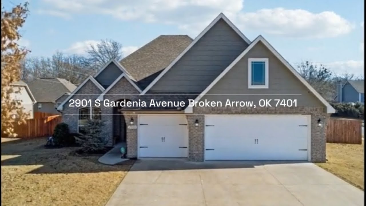 $475,000 Home in Broken Arrow, OK | 4 Bedroom Home Tour | 2901 S Gardenia Ave