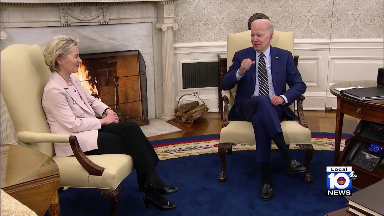 Biden meets with EU President to ease tensions over trade, subsidy concerns