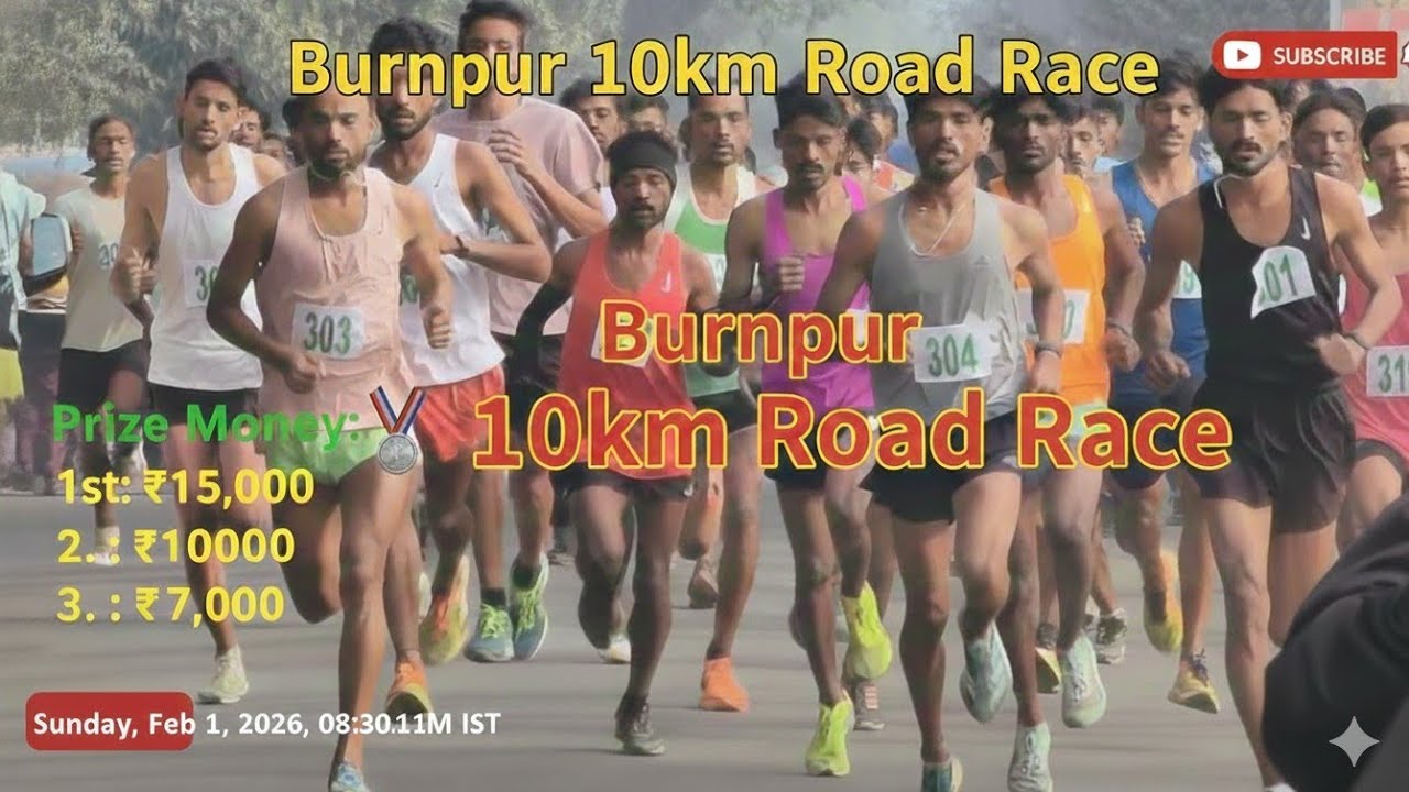 Burnpur 10km Road Race: Can You Win the ₹15,000 Grand Prize | 10km Road Race 2026