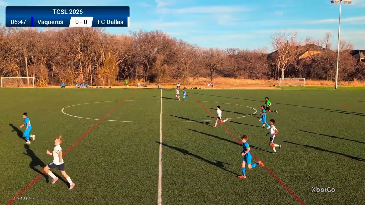 02/08/2026 - TCSL, Vaqueros academy 2012 vs FC Dallas ECNL RL, 1st half