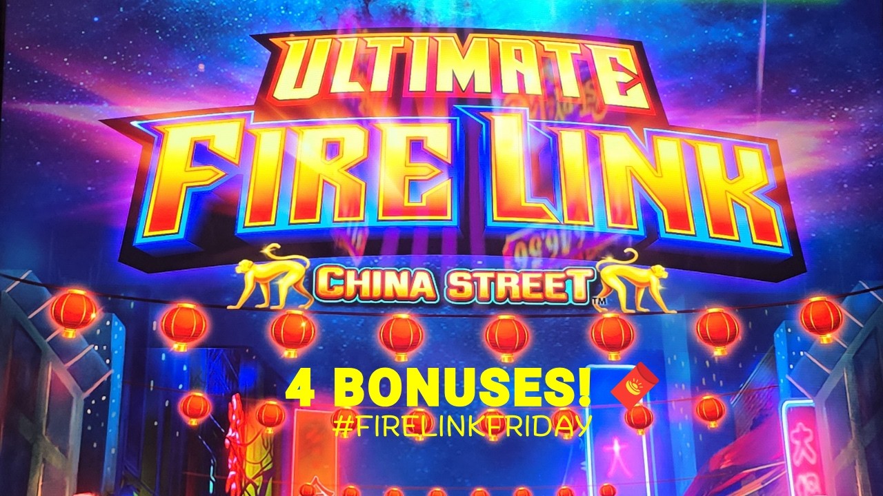 CHINA STREET IS ON FIRE! 🔥 4 Bonuses on #FireLinkFriday!