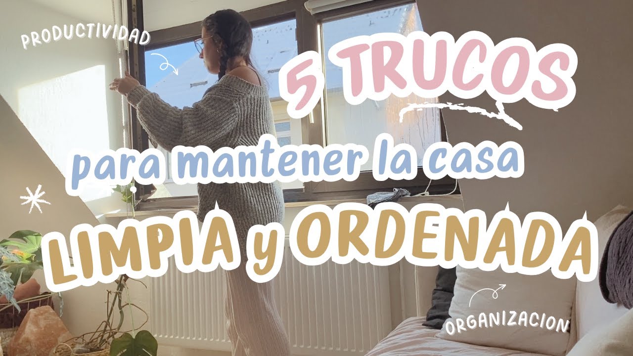 Cómo mantener la casa LIMPIA y ORDENADA todo el tiempo | Limpieza profunda | VLOG #3 ♥ | Raquel Alba