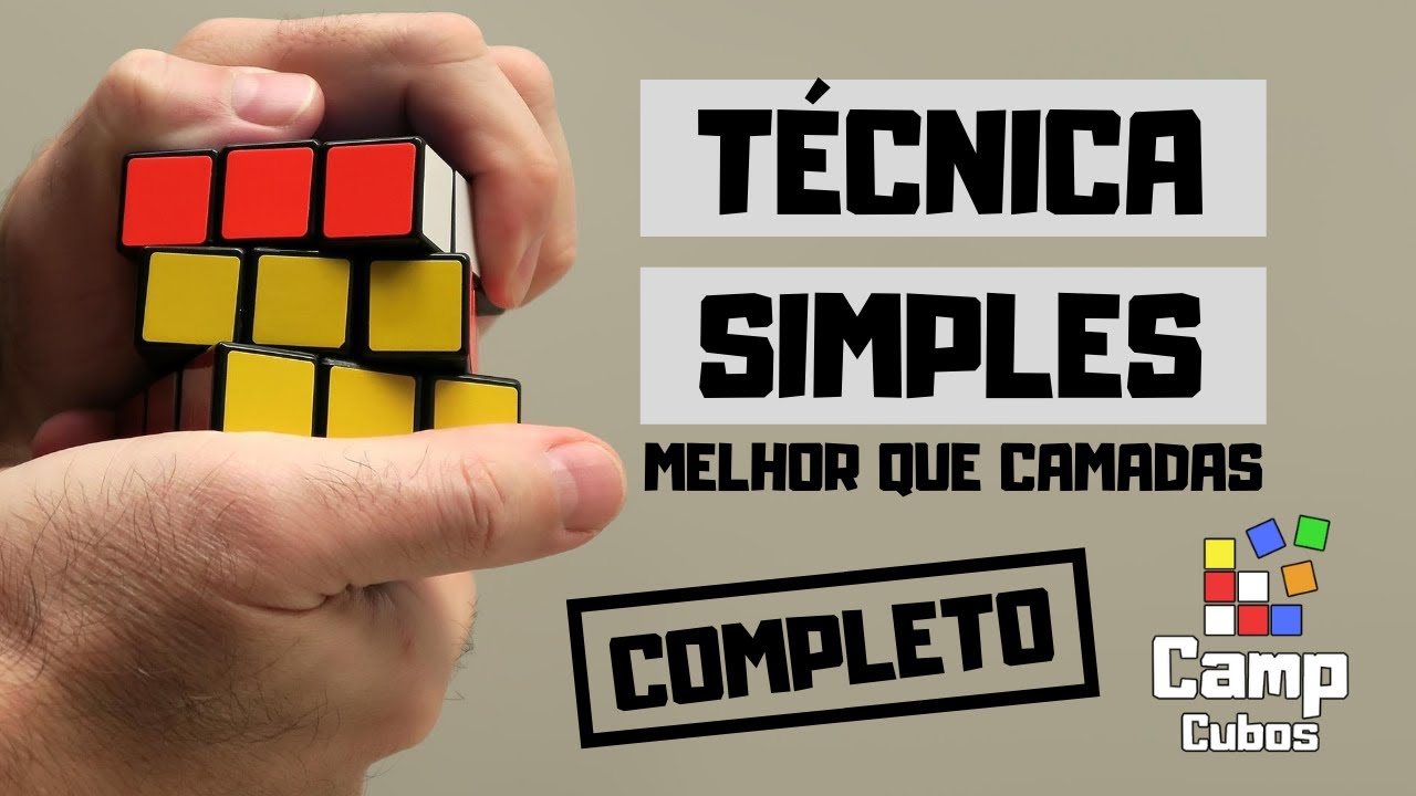 Como montar o cubo m&aacute;gico - Tutorial Mais F&aacute;cil COMPLETO
