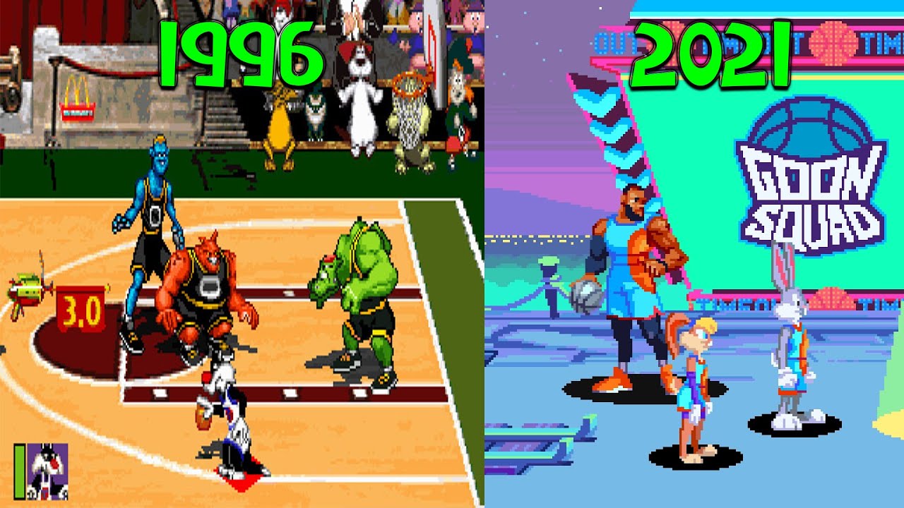 Evolution of Space Jam Games(1996 - 2021)