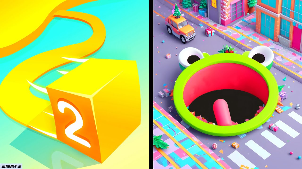 PAPER.io 2 vs HOLE. io