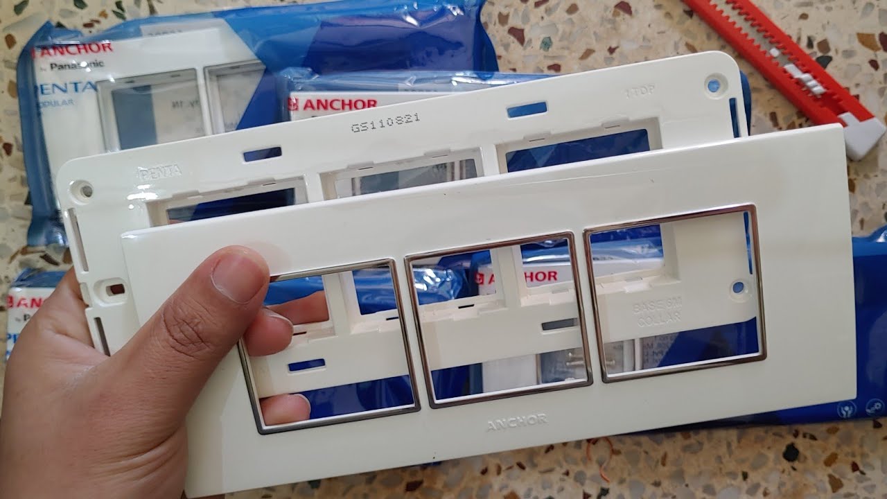 Anchor by Panasonic Penta Modular Polycarbonate 6m Plate(White)best module plate .