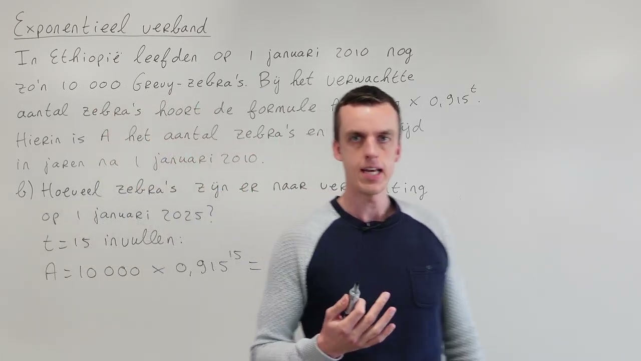 Exponentieel verband (4 VMBO-KGT)