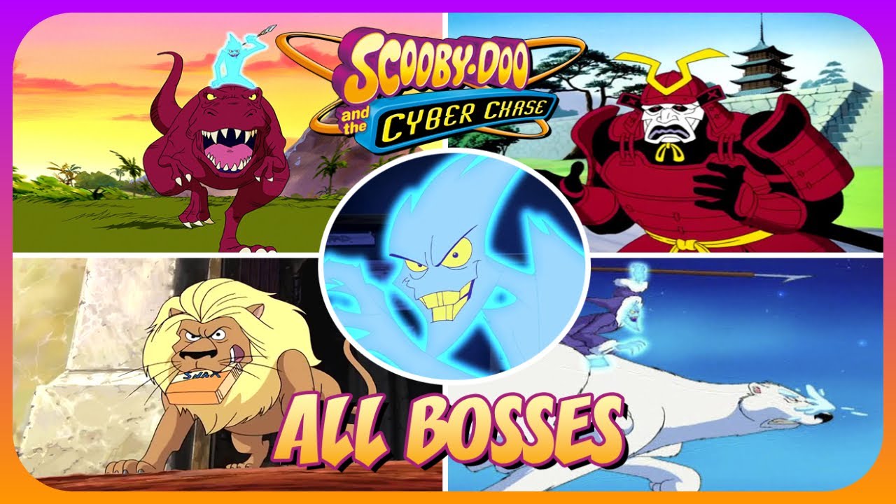 Scooby Doo & The Cyber Chase All Bosses (PS1)