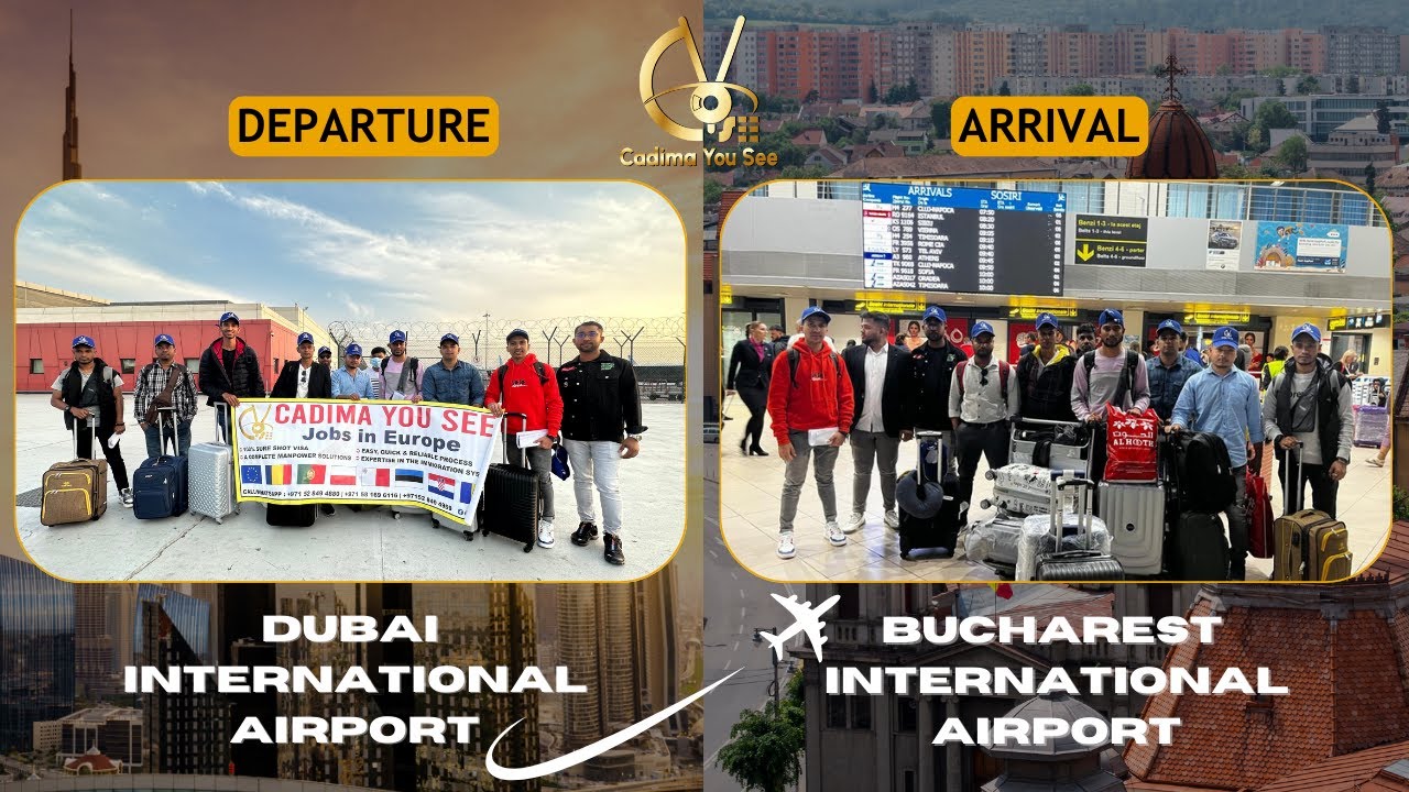 12 Candidates Fly In Same Date In & Same Flight From Dubai To Romania @cadimayousee
