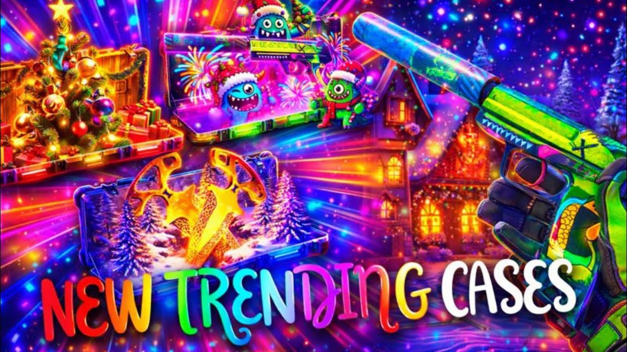 OPENING NEW CHRISTMAS-STYLE TRENDING CASES ON SKINCLUB! (SkinClub)