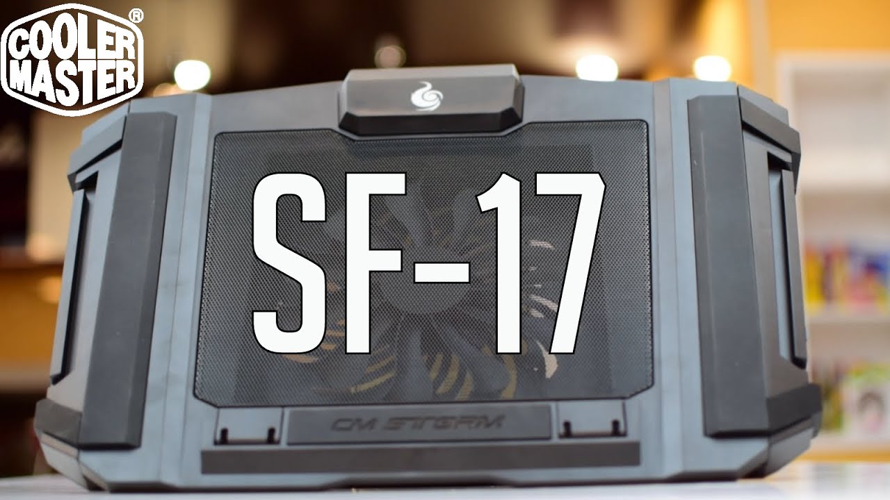 CoolerMaster CMSTORM SF-17 Laptop Cooler Review