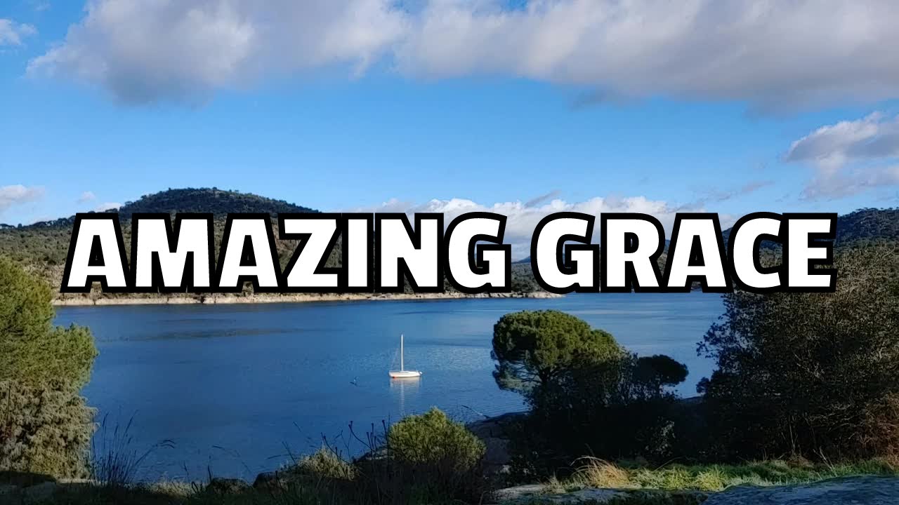 Amazing Grace- Lyric Video- Karaoke- No Vocals