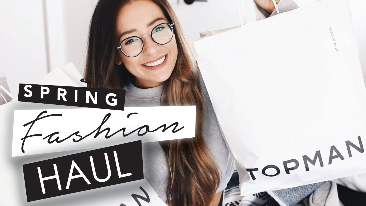 TRY-ON SPRING CLOTHING HAUL 2017! | Caitlin Bea