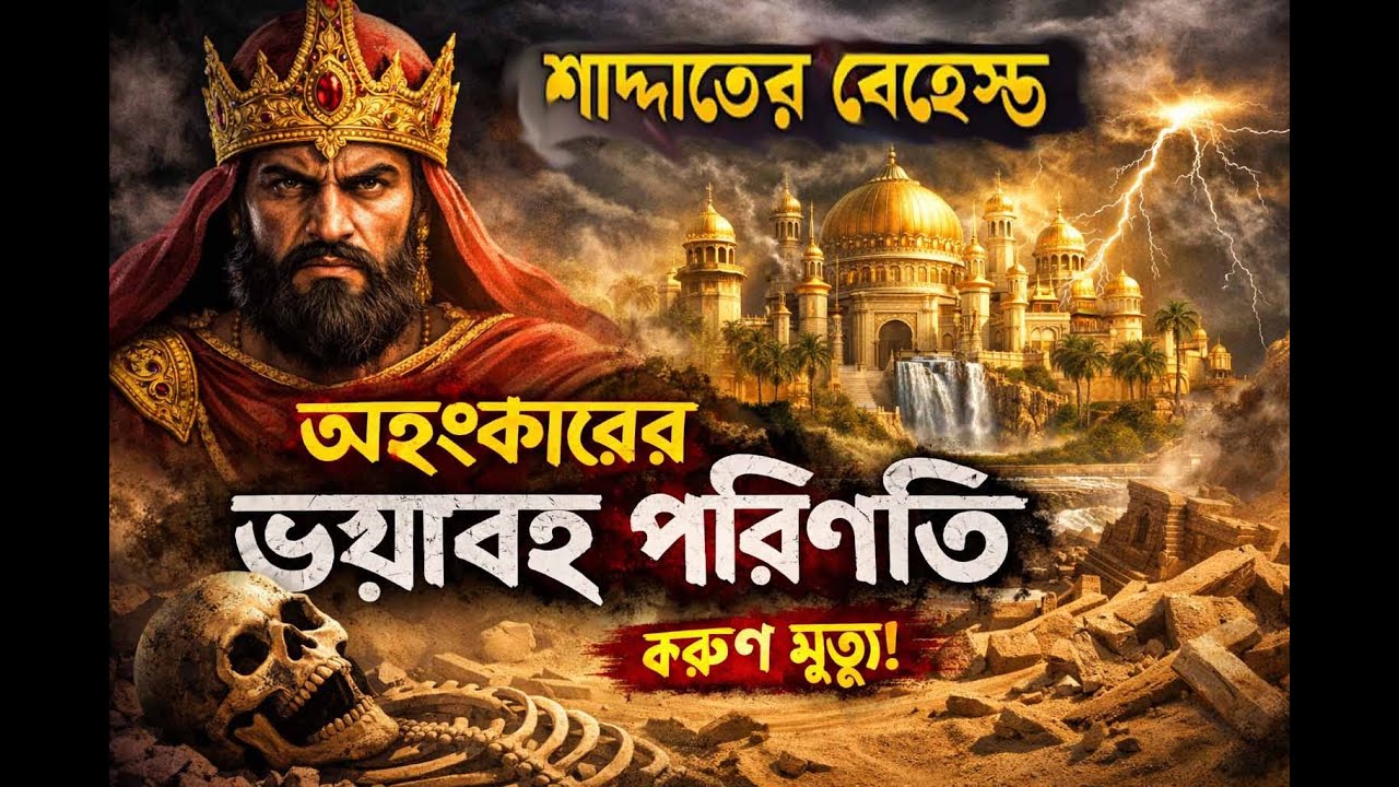আল্লাহর সাথে অহংকার! শাদ্দাদের বেহেশত ও ভয়ংকর পরিণতি।Arrogance with Allah!