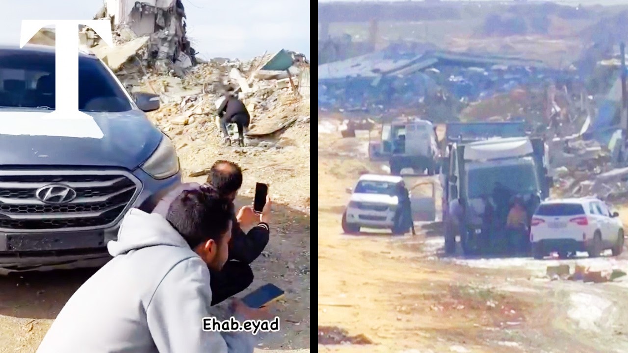 Gunfire erupts in Gaza as looters storm aid truck