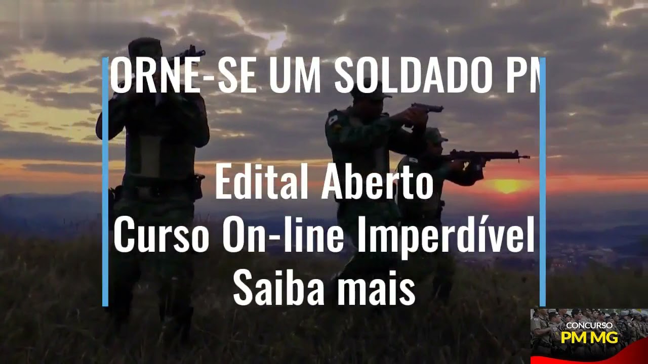 Curso Soldado PM MG - O melhor da Internet