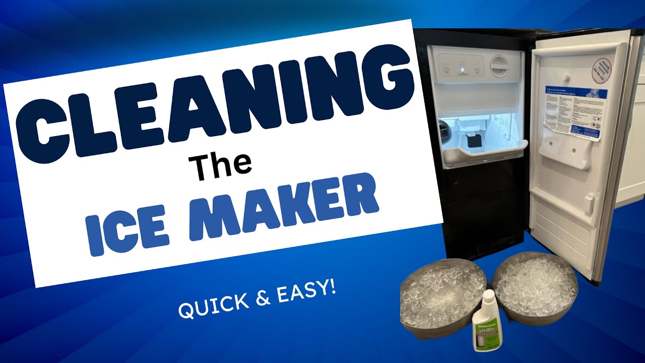 Clean An Under Counter Ice Maker Ice Machine!