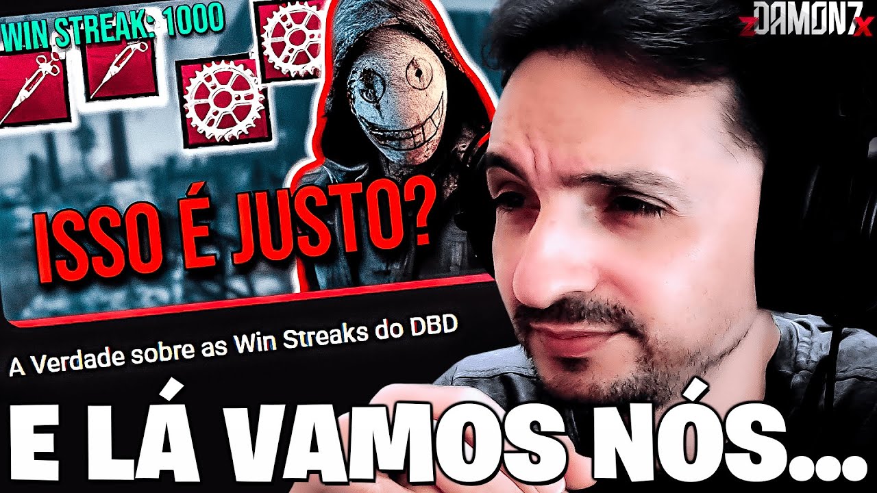QUE PROBLEMÃO: WIN STREAK É O CANCER DO DBD! - REACT - Dead by Daylight