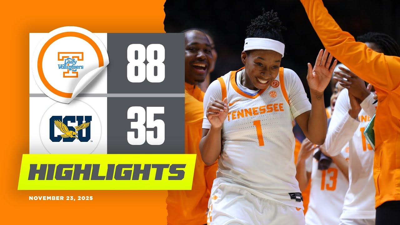 WBB | Highlights: Lady Vols 88, Coppin State 35 (11.23.25)