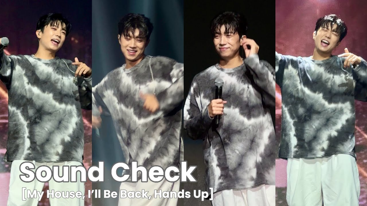 241116 WOOYOUNG (우영) of 2PM "Sound Check (My House + I’ll Be Back + Hands Up)"@2024 ENWJ in Bangkok