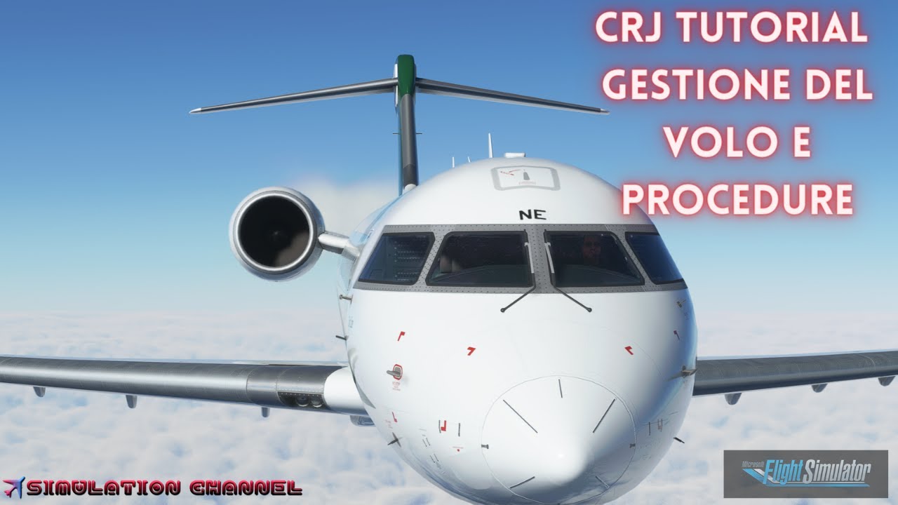 FLIGHT SIMULATOR 2020 | TUTORIAL | CRJ AEROSOFT | GESTIONE DEL VOLO DAL DECOLLO ALL'ATTERRAGGIO