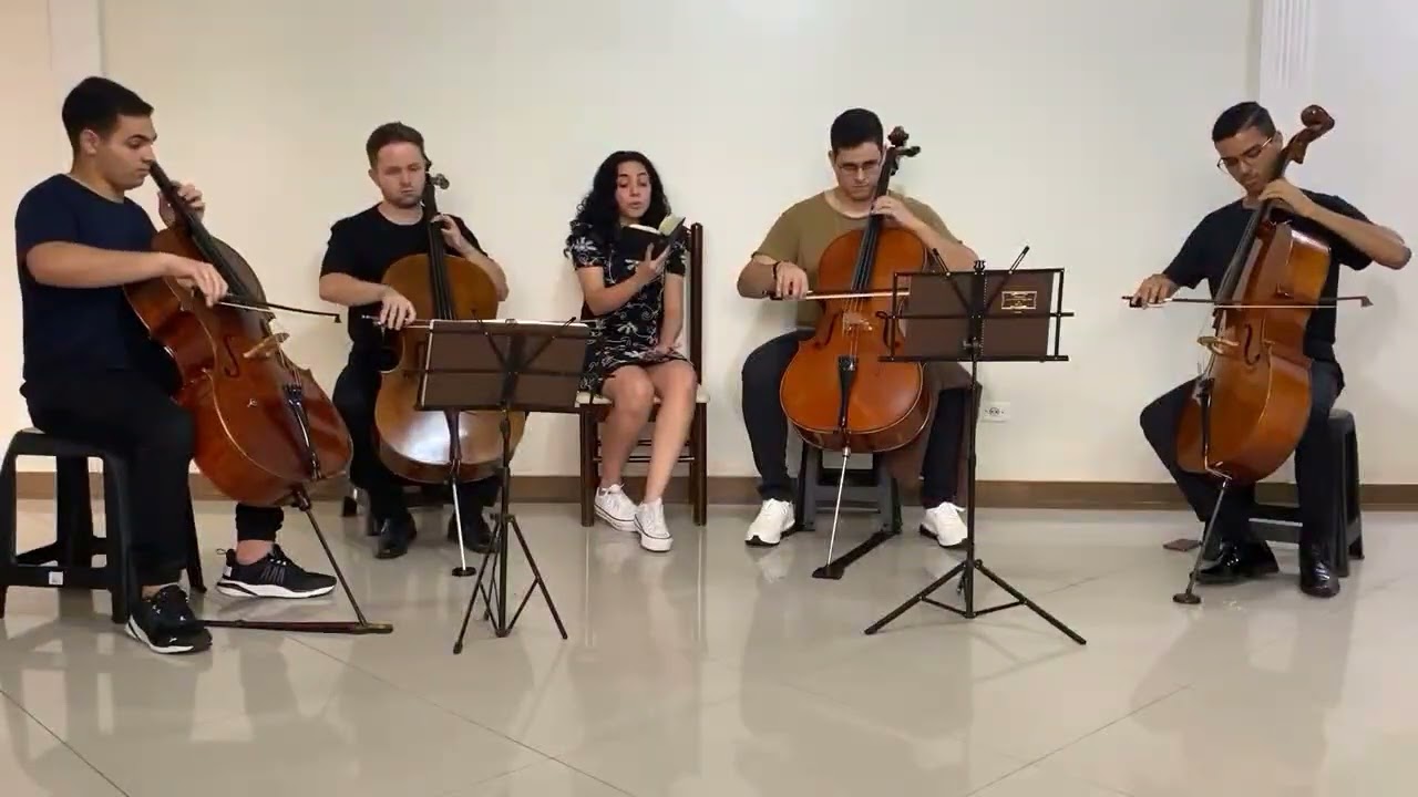 Hino 174 CCB - Vem atender ao Seu chamado - Quarteto de Cellos/Canto