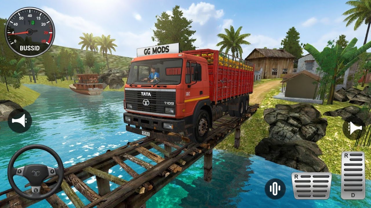 Tata 1109 Truck vs Dengerous Wooden Bridge 😱 | Bus Simulator Indonesia | Android Gameplay 