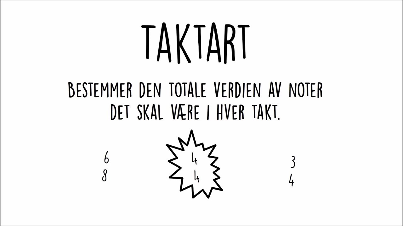 Noteverdier og rytmer - Bruk av Rytmekort