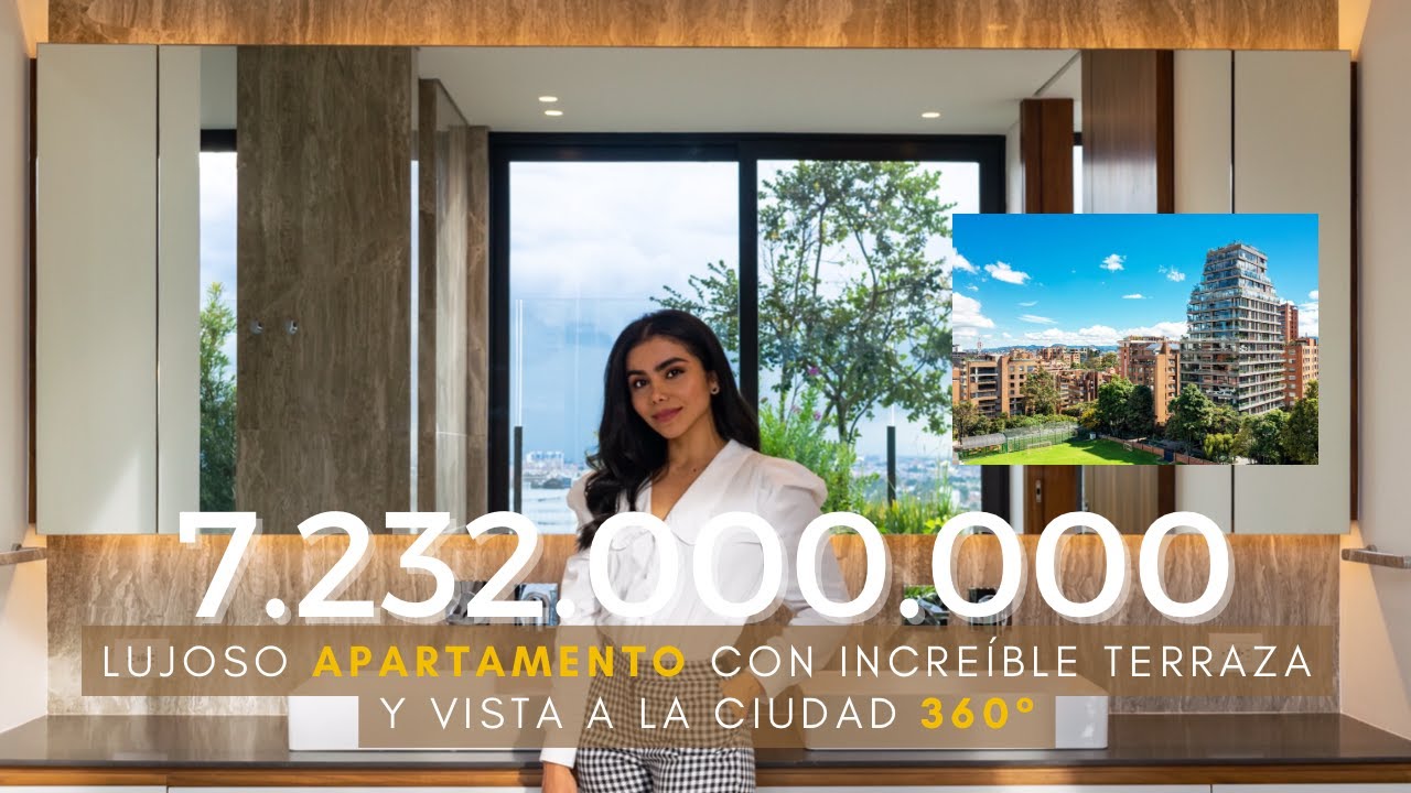 Recorriendo este INCREIBLE y LUJOSO apartamento con TERRAZA Y VISTA a la ciudad 360°
