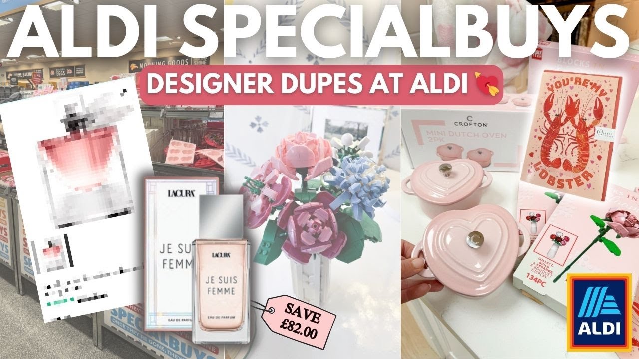 ALDI Valentine&rsquo;s Specialbuys 💘 | Designer Dupes Worth Buying This Week ❤️