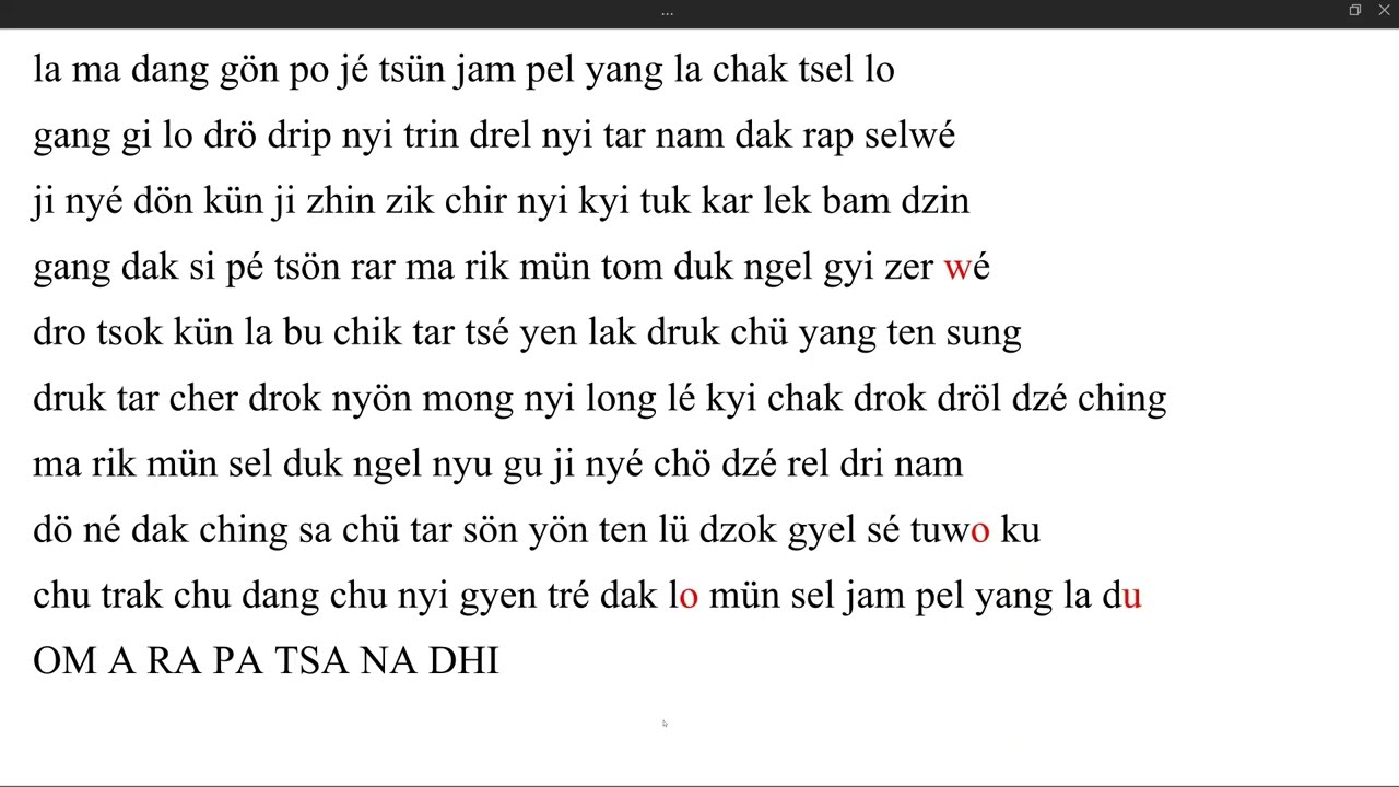 A0 How do you read Tibetan phonetics?