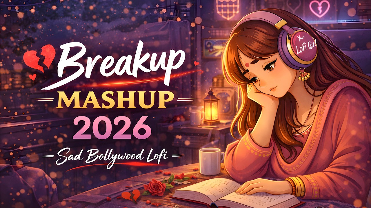 Breakup Mashup 2026 💔 Your LoFi Girl | Bollywood Lofi | Nonstop Jukebox
