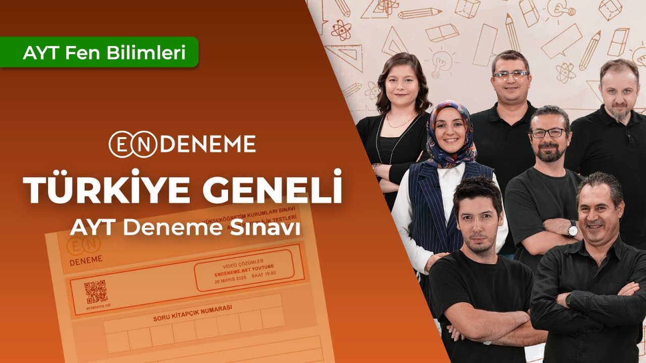 Endeneme Yayınları KULÜBE ÖZEL KURUMSAL DENEME MAYIS 2025 - AYT FEN BİLİMLERİ