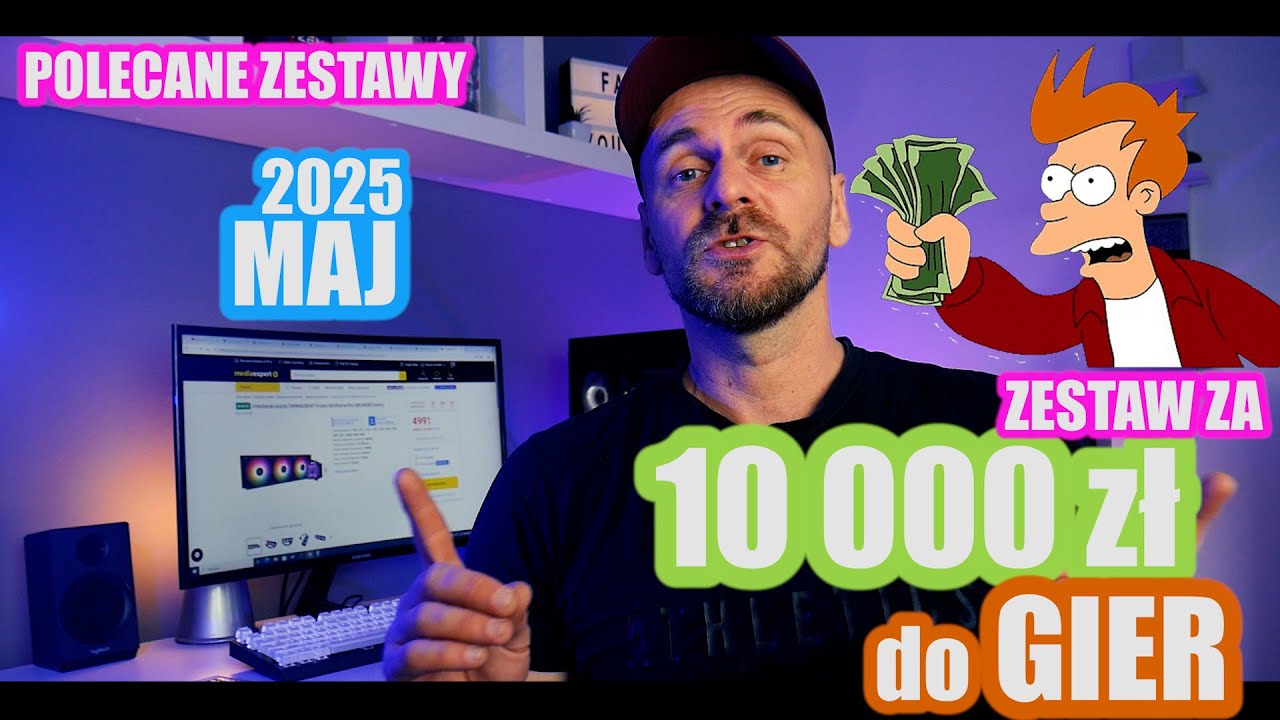 Zestaw Komputerowy do GIER za 10000 zł Maj 2025 | POLECANE ZESTAWY KOMPUTEROWE
