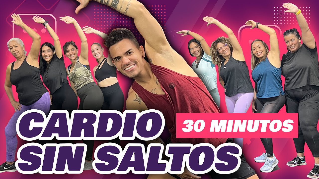 RUTINA DE CARDIO PARA ADELGAZAR TODO EL CUERPO | CARDIO QUEMAGRASA SIN SALTOS