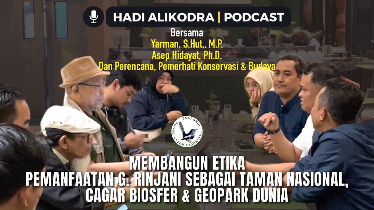MEMBANGUN ETIKA PEMANFAATAN G. RINJANI SEBAGAI TAMAN NASIONAL, CAGAR BIOSFER & GEOPARK DUNIA